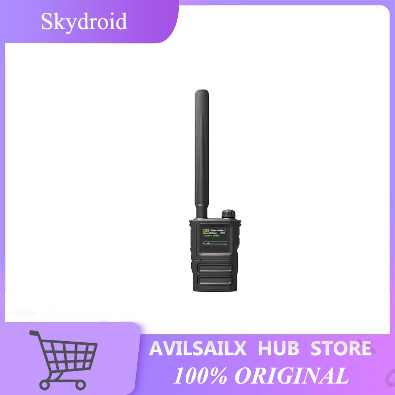 S10 Skydroid UAV Detector 6GHz 300M Range Dual Language Alarm Built-in 3000mAh Battery