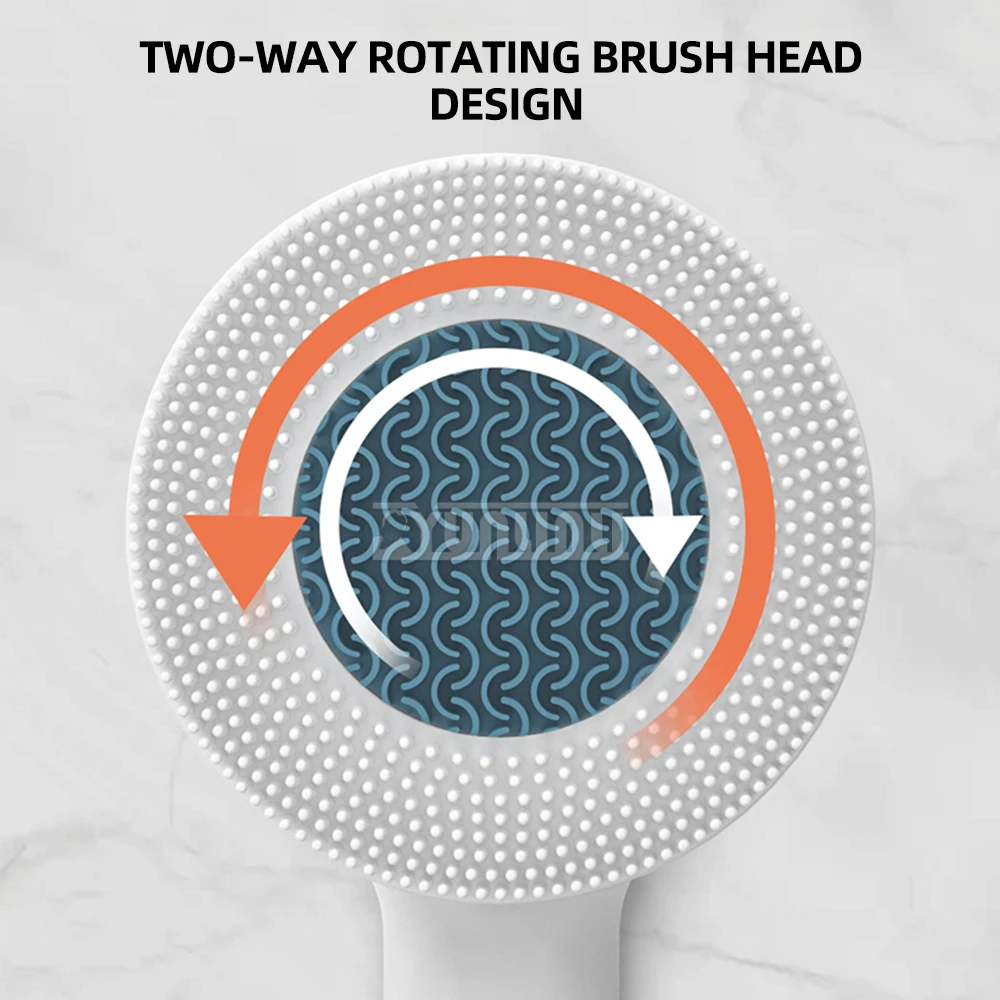 Yunlin Li Detachable Electric Bath Brush Multifunctional Electric Massage Bath Instrument Back Rub Cleaning Bath Brush