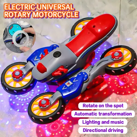 Kids Toys, special effects, transformations, spinning motorcycles, toys, lighting, music, Christmas gifts for children