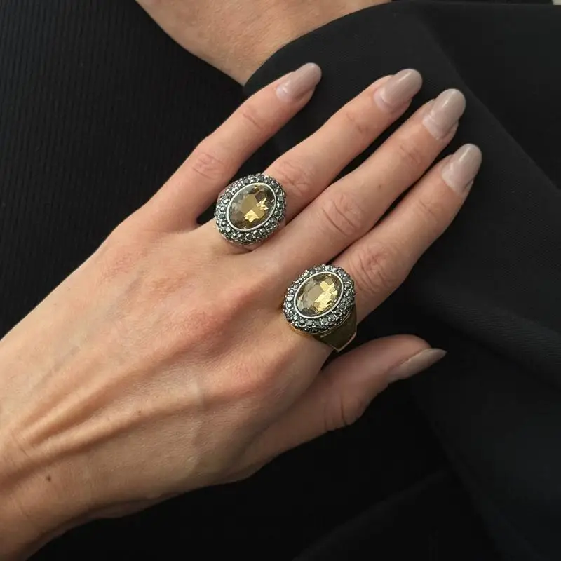 1/2/3 Stück Übertriebener Mehrschichtiger Legierungs-Emaille-Liebesanhänger Ring Urlaubshalskette für Frauen Party-Schmuck-Accessoires – Detail 4