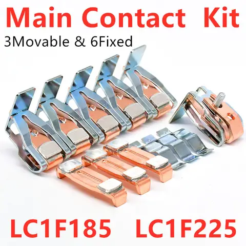 LA5FG431 Main Contact Kit For LC1F185 LC1F225 Moving And Fixed Contacts AC Contactor Contact Set Contact Game LC1-F185 LC1-F225