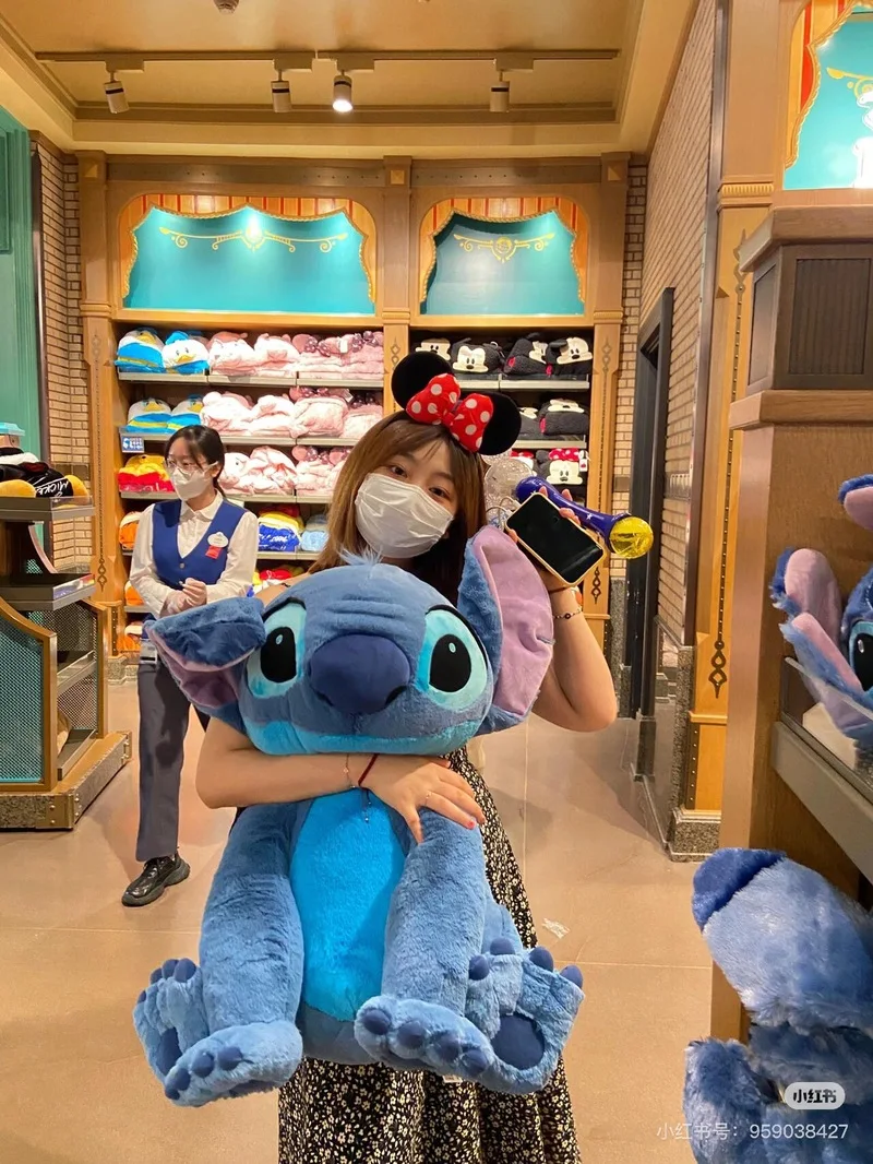 30cm -110cm Disney Giant Size Lilo&Stitch Pluszowa wypchana lalka Kreskówka Para zwierząt Poduszka do spania Miękka zabawka na prezent