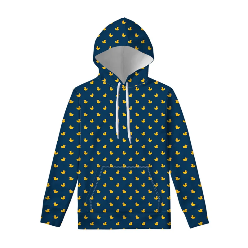 Autumn Funny Rubber Duck 3D Print Hoodies Men Women Fashion Casual Sweatshirts Oversized Hoodie Pullovers Tracksuit Clothing