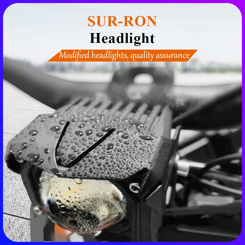 

For Sur Ron Modified Headlights with Bracket Motorcycle Light Bee X Original Parts SUR-RON Waterproof Super Bright Headlight