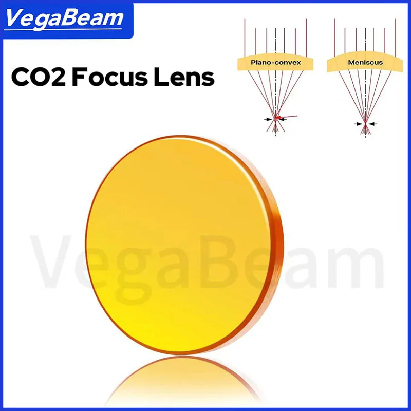 10/5/3 Buah Lensa Fokus Meniskus ZnSe Lensa Laser PVD Dia20mm FL38.1/50.8/63.5/76.2/101.6mm untuk Mesin Pemotong Ukiran Laser CO2
