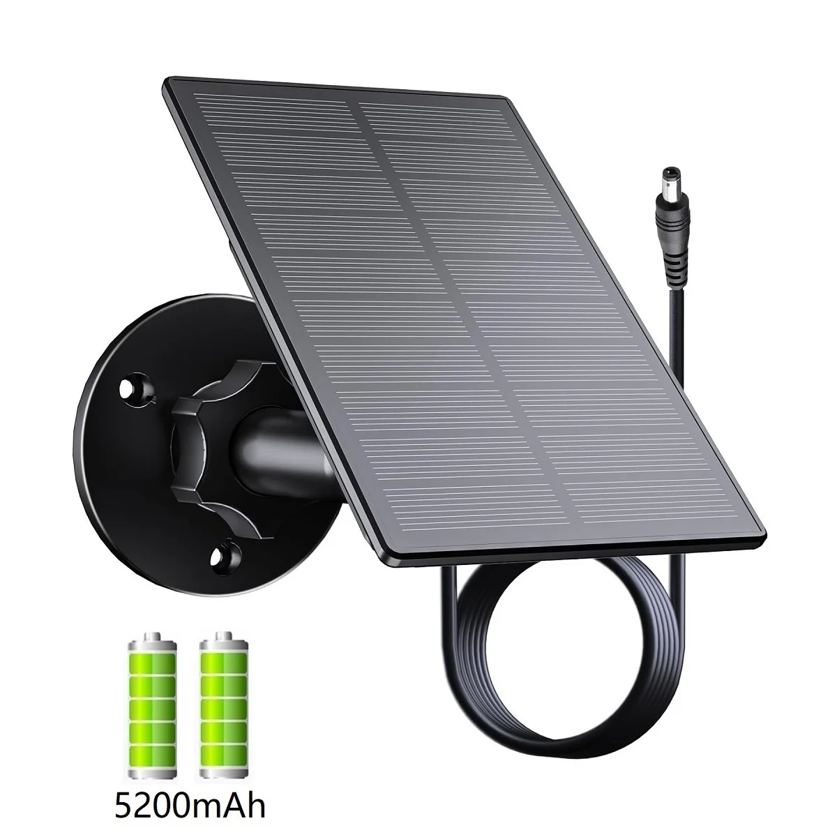 Outdoor Solar Charger Kit Waterproof Solar Panel Built-in 5200mah Battery Solar Power Bank For Hunting 6V 12V Cellular Game Cam