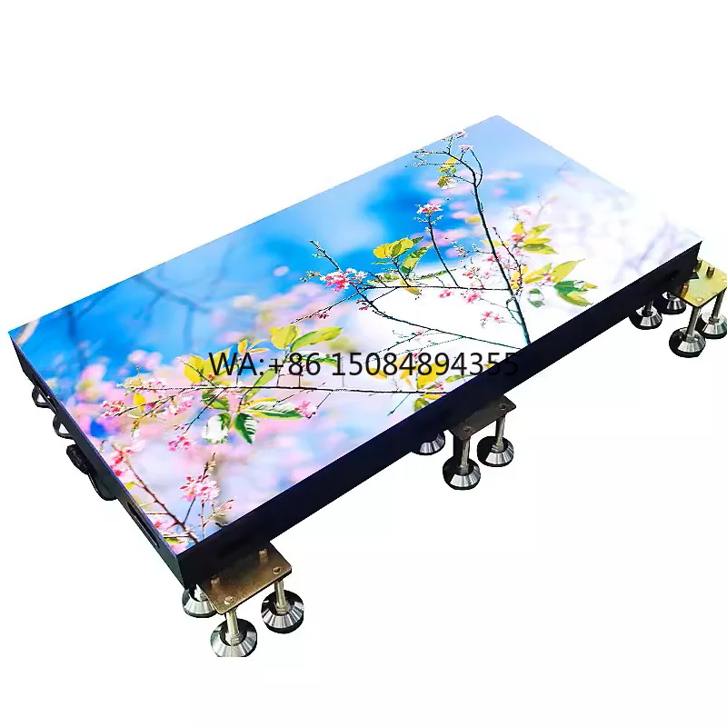 High Quality 500x500mm Interactive Digital P2.97 P3.91 LED Display Screen for Stage Dance Gaming Video Floor Tiles