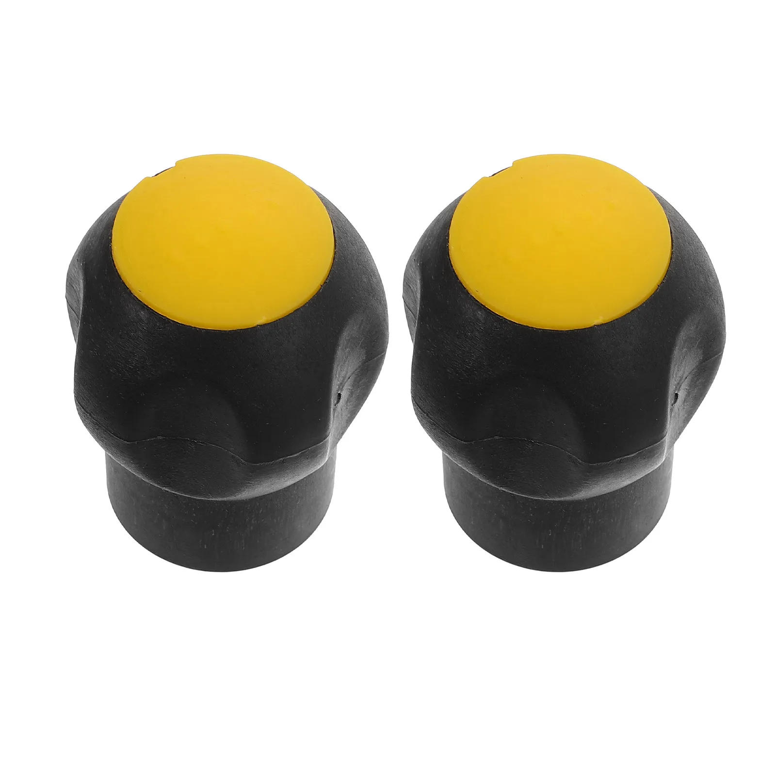 2Pcs Exercise Machine Pull Pin Knob Rubber Handle Grip Ergonomic Spring-Loaded Fitness Equipment Parts for Home Gym Workout