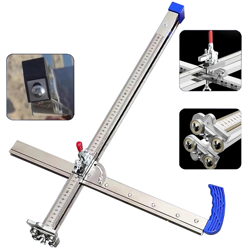 For 13mm Gypsum Board Cutter Tool Plaster board Edger Drywall Automatic Cutting Artifact Cutter Tool Home Woodworking Hand Tool