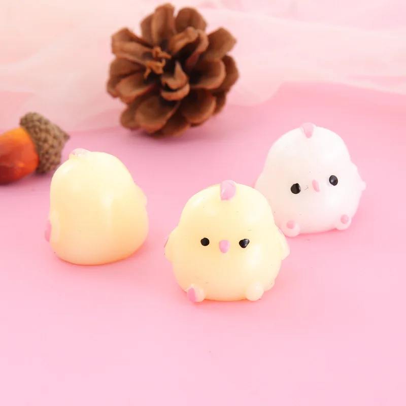 5 stücke Zappeln Spielzeug Miniatur Langsam Rebound Relief Squeeze Spielzeug Klebrige TPR Silikon Mini Küken Stress Relief Sensorischen Spielzeug Geschenk