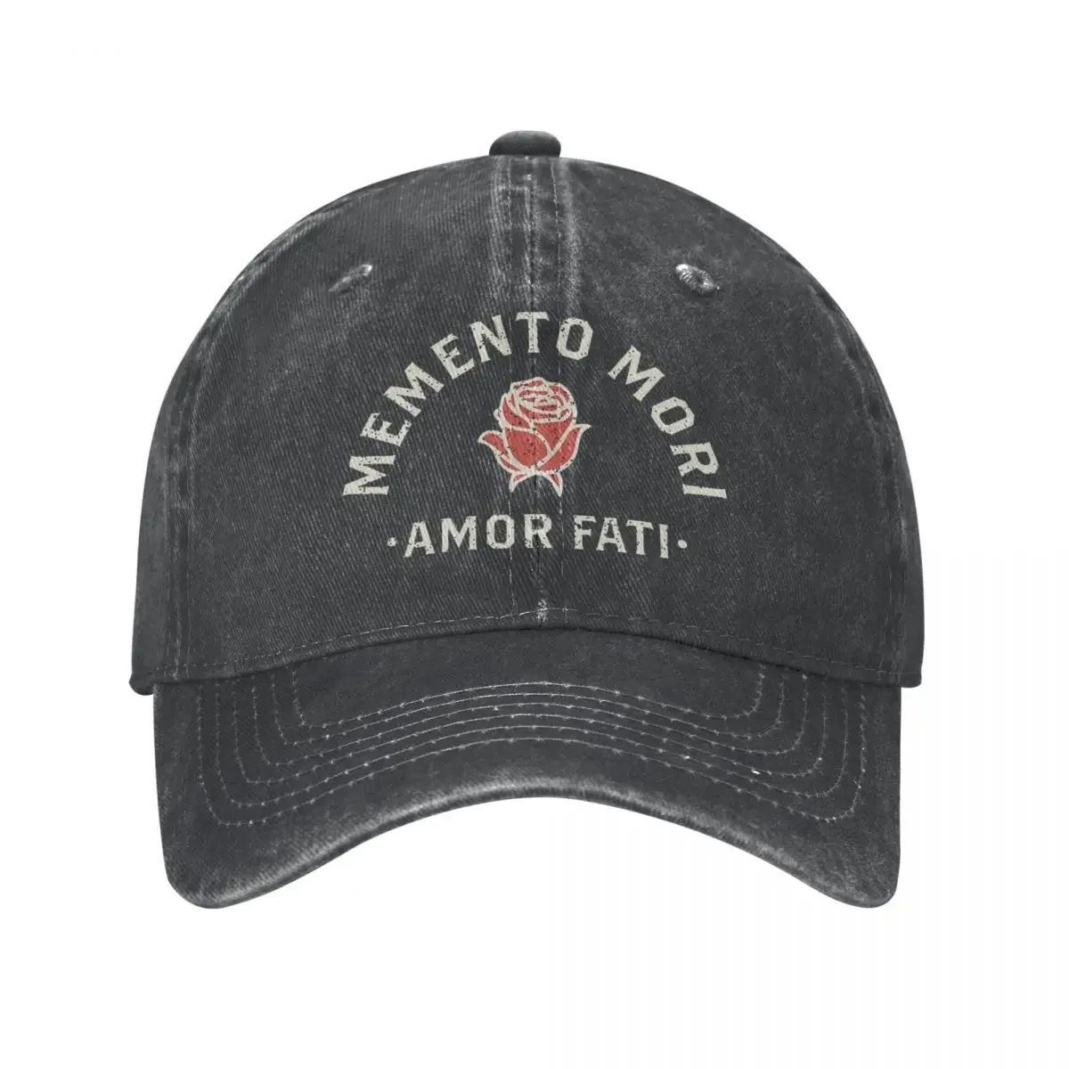 Memento Mori  Baseball Cap Amor Fati Logo Unisex-Teens Custom  Hip Hop Hats Cool Outdoor Gym Breathable  Caps