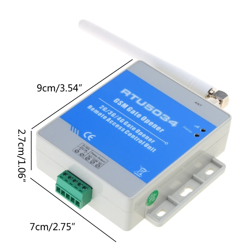 Gsm porta abridor rtu5034 5024, 2g, relé interruptor, controle de acesso remoto, chamada gratuita