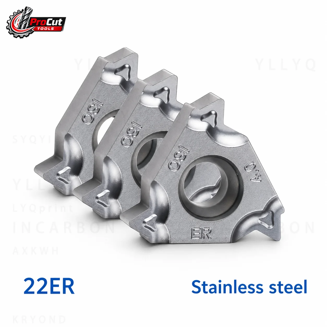 MMT22ER Thread Inserts N55 N60 ISO 3.5-6.0 Pitch Carbide Blades Fit SER Holder CNC Lathe Stainless Steel Thread Turning Tool