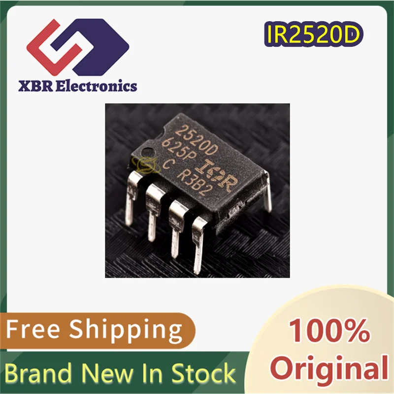 (10/50 pieces) IR2520D IR2520 2520D DIP-8 600V Half-Bridge Driver Chip Brand New Genuine Original Product In Stock