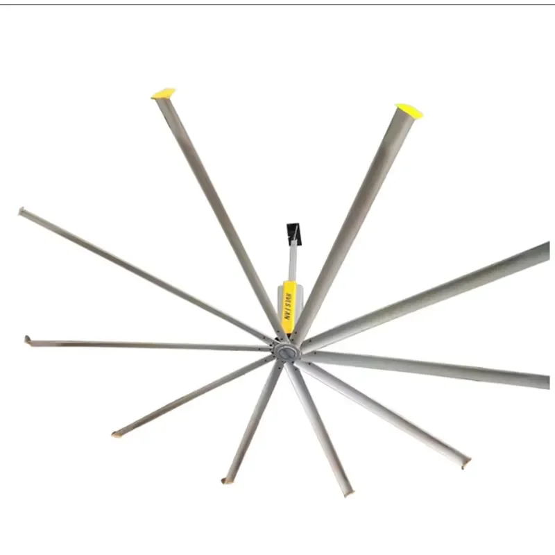 Industrial HVLS Ceiling Fan 400W 6 Blades Pmsm Motor Low Noise High Efficiency for Commercial Use