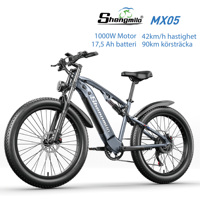 Shengmilo Electric Bike MX05 Brake: Hydraulic Oil Brake 1000W 48V17.5AH Brushless Motor Lithium Battery Adult Off Road E-bike