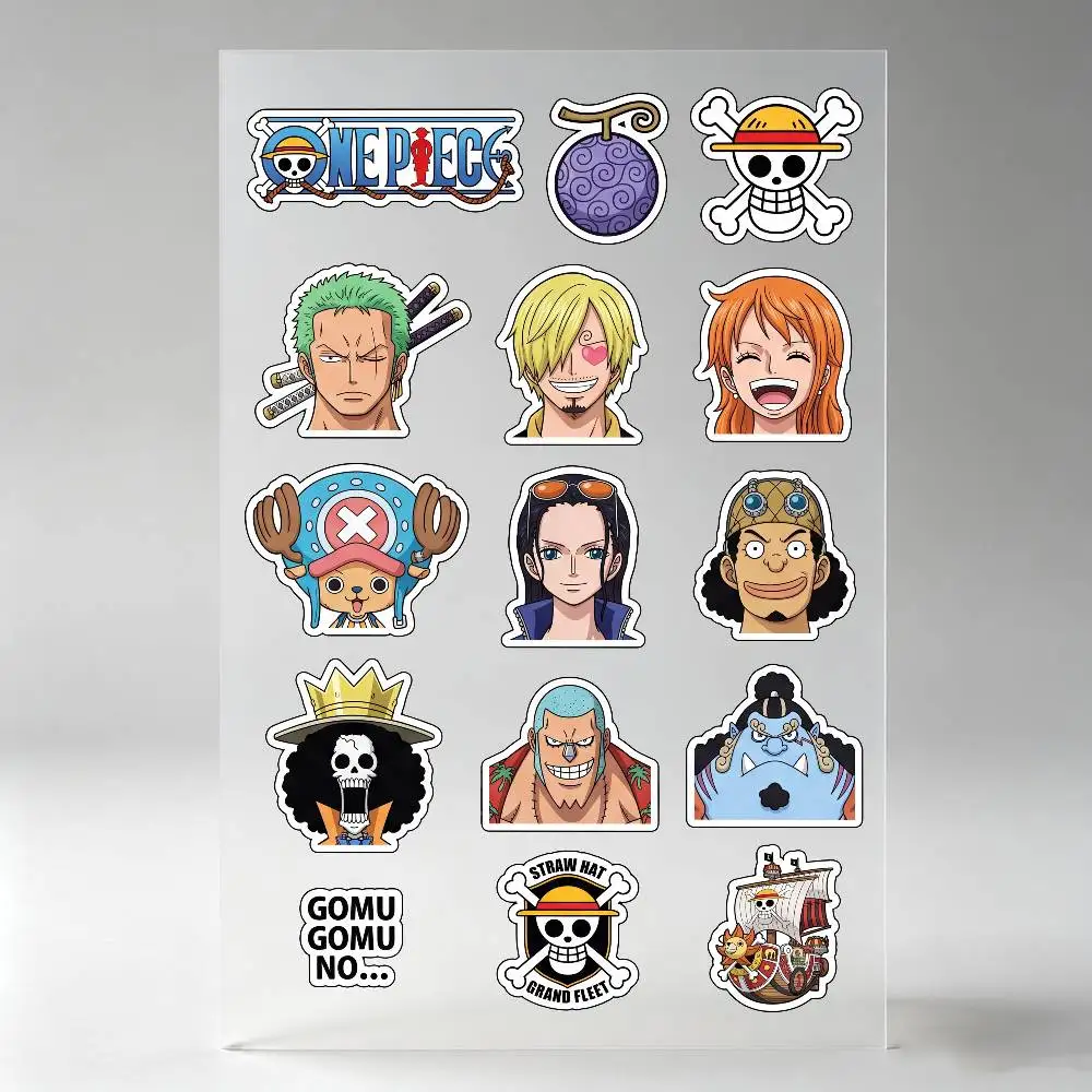 One Piece Anime Stickers Auto Body Bumper Windows Motorcycle Laptop Walls Vinyl Decal Car Tuning Accessories