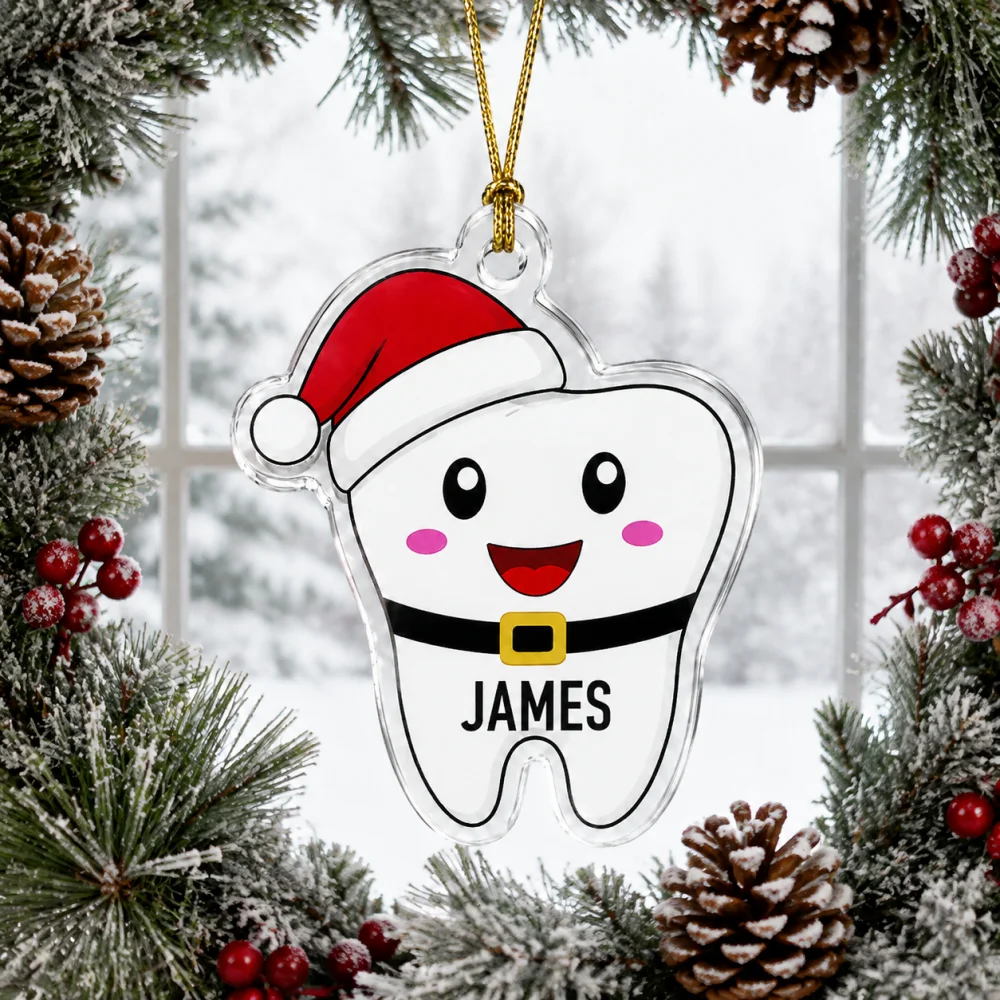 Enfeite de Acrílico Personaliz - Christmas Stocking Hanging avaliação e preço