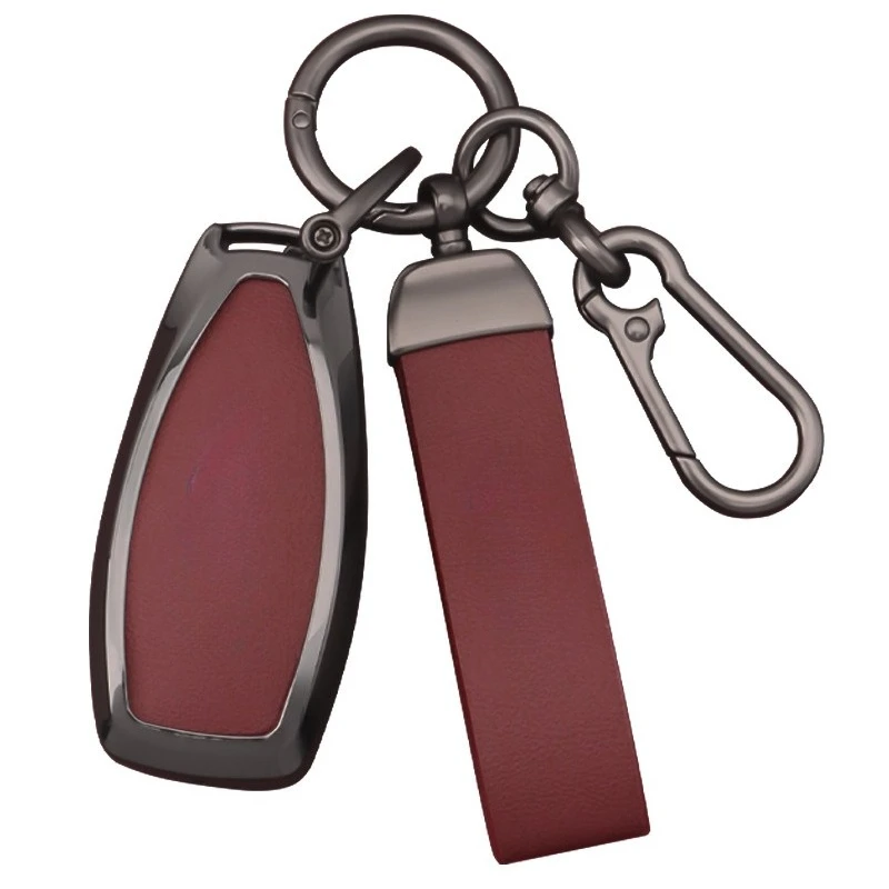 

Premium Zinc Alloy Key Cover Case for Ford Escort/Focus/Mondeo/EcoSport (2013) - Protective Key Fob Shell Keychain