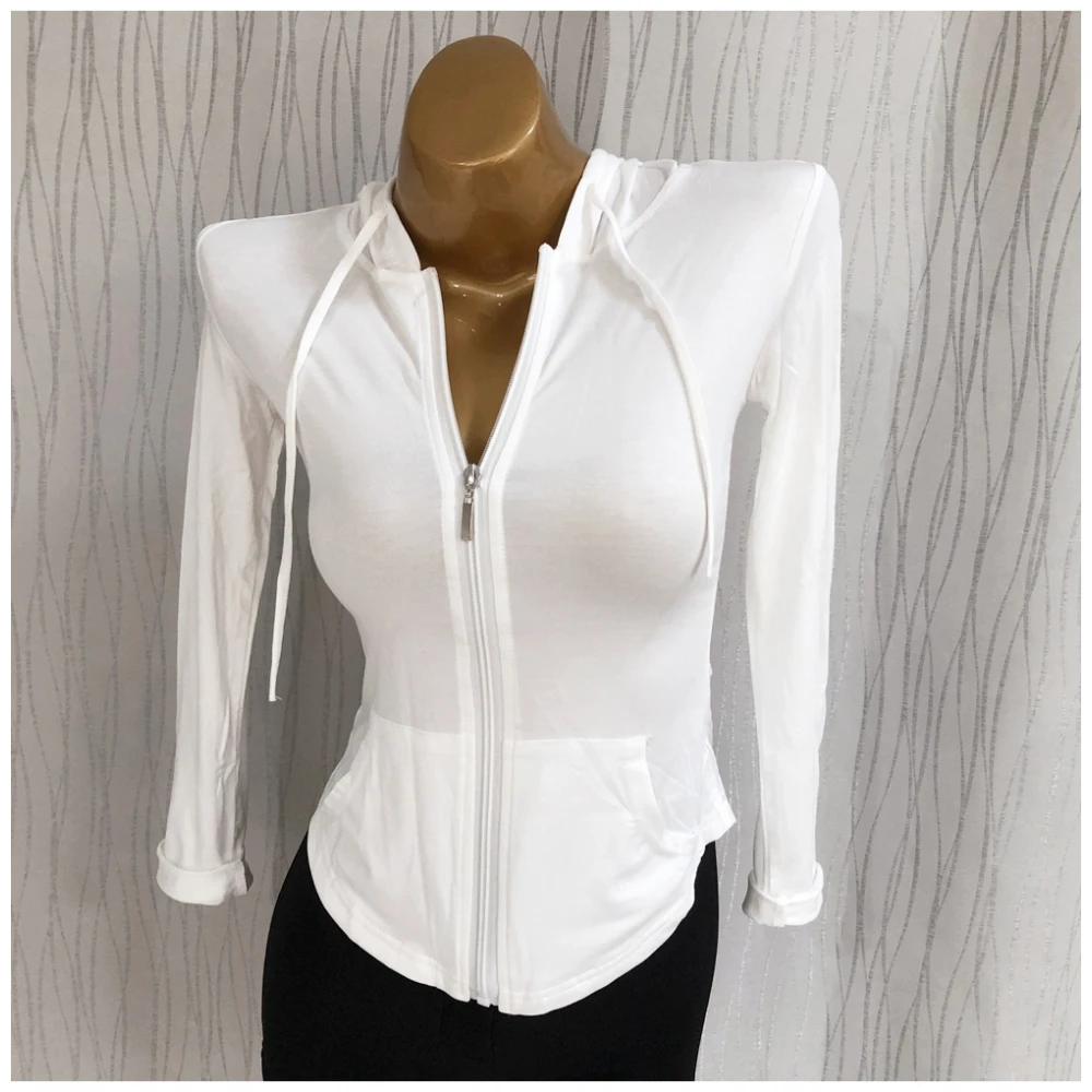 

Slim Fit Spor Long Sve Fitn футболка женский открытый кардиган повседневный тонкий капюшон с застежкой на талии весна осень Sle