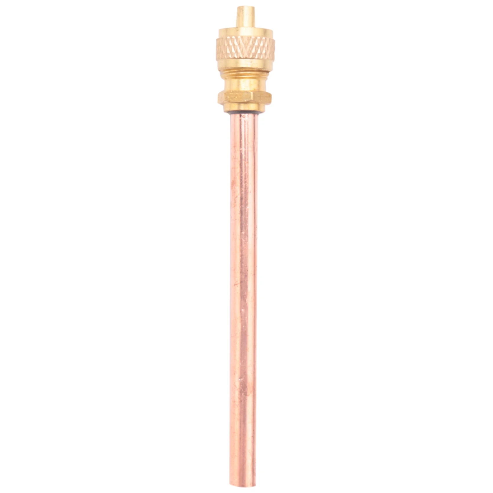 

10 Valve 1/4 inch SAE x 1/4 inch OD x 4 inch stem Core AC Refrigeration