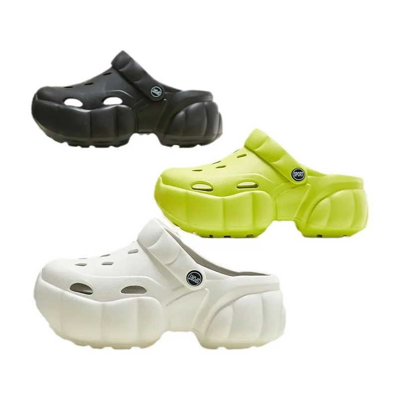 

Trendy Athletic Thick Sole Beach Shoes Lightweight Comfortable Sandels Outdoor Casual Slip-On Clogs Summer for Women
