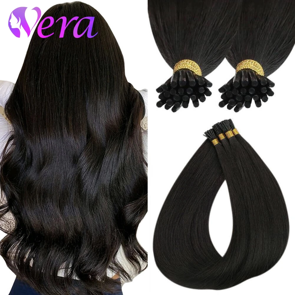 

I Tip Hair Extensions Natural Color I Tips Hair Extensions Real Human Hair Cold Fusion Black Itips Hair Extensions Human Hair