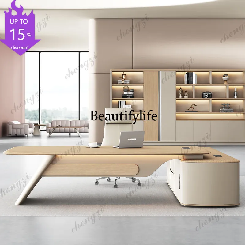 A182 Light luxury minimalist and modern room offices office desks and workstations Executive Desk computer desk Room desks