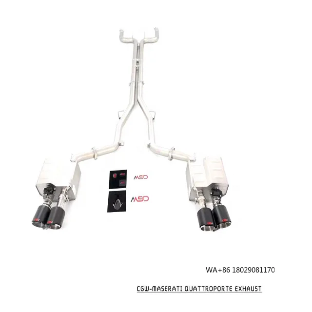 

Trustable Quality High Performance Valve Exhaust Muffler Catback for Quattroporte 3.0T 4.7 Exhaust