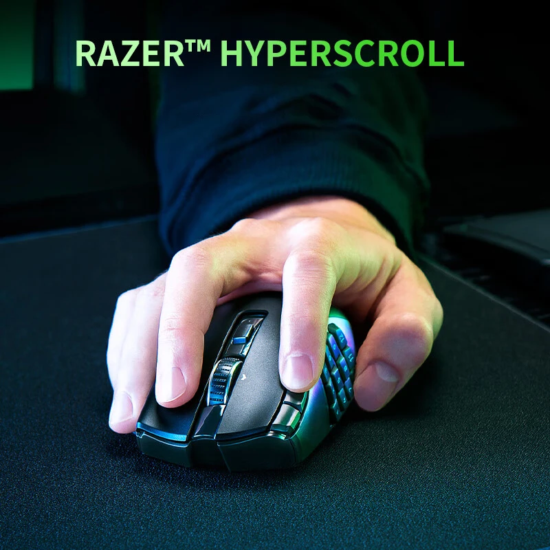 Razer wireless mouse MMORPG game mouse 19 programming buttons, the Viper v2 zoom version 2.4 g + Bluetooth