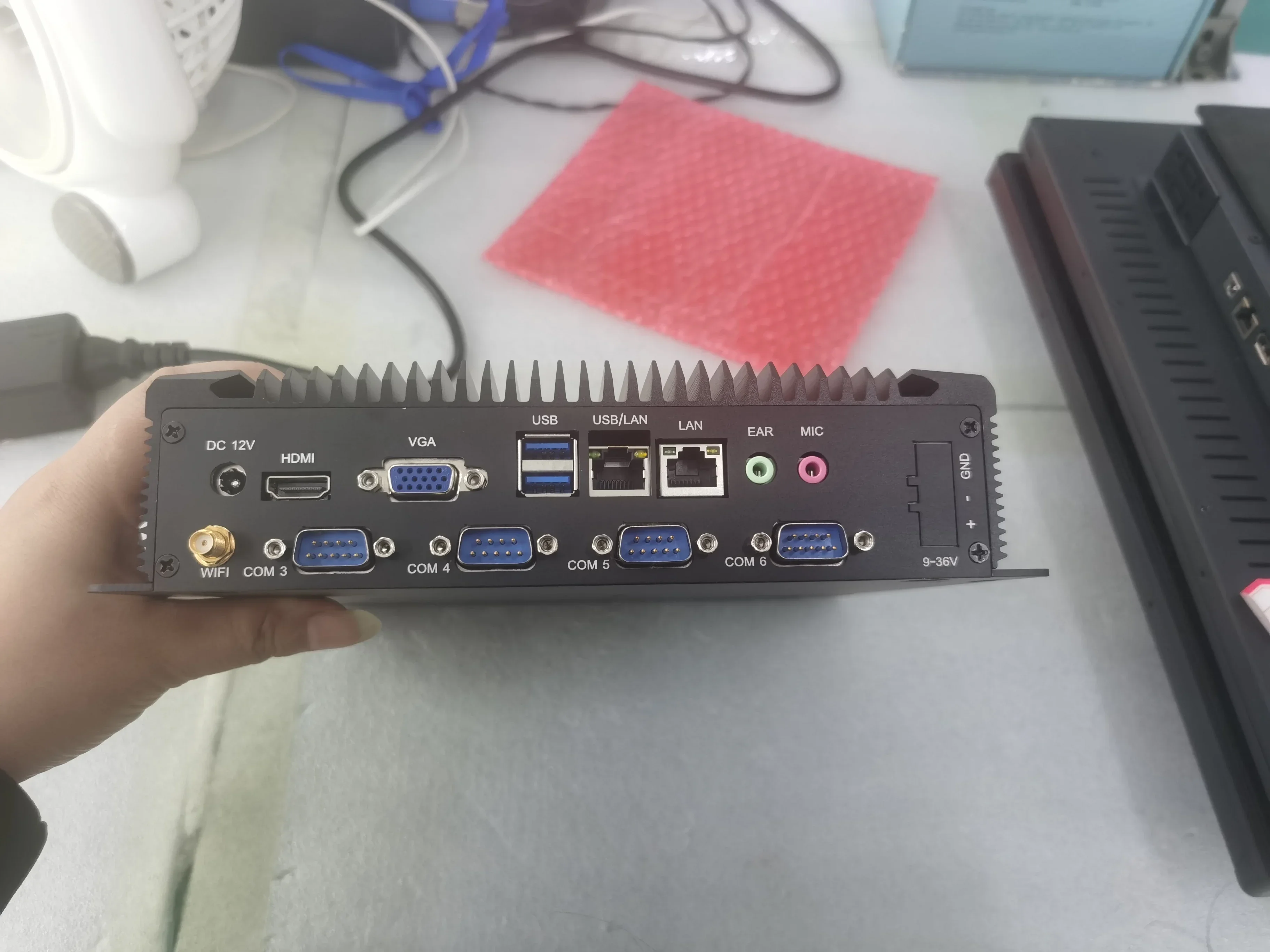 Bestview Industrial Mini PC Core 8th/10th/12th Gen CPU 2LAN 4LAN16GB DDR4 6COM Puerto GPIO HD VGA LVDS Win10/11 computadora integrada