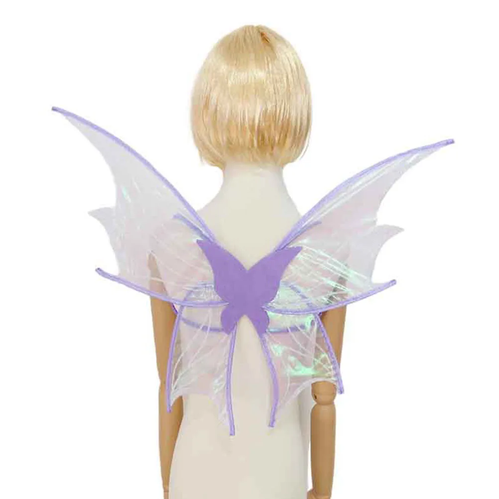 

Fairy Wings Beautiful Elegant Elf Wing for Girls Women Kids Purple Halloween Birthday Party Favors cosplay wing