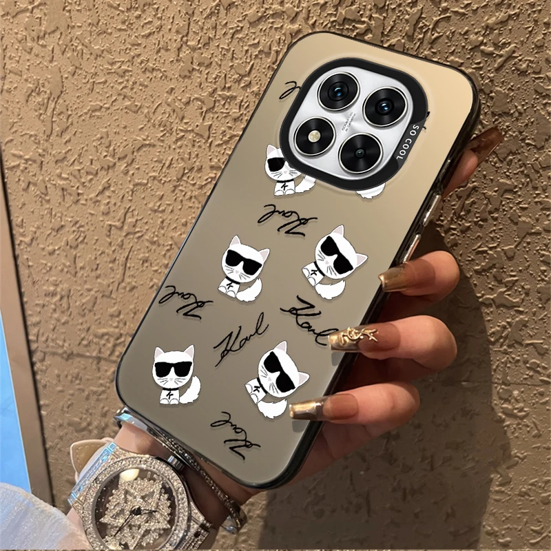 Białe, matowe etui na Xiaomi Redmi Note 14 13 12 10 Pro Plus 11S 14C 13C 12C 9C 11S K70 K60 A2 A1 Turbo 4, akrylowa obudowa