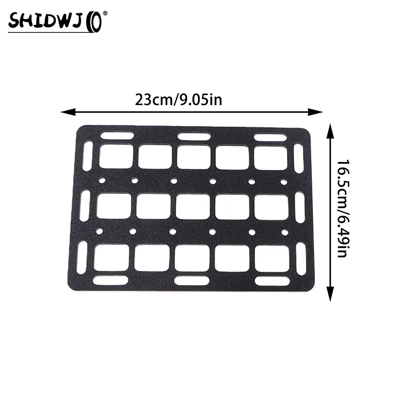 트렁크 보관을위한 오토바이 몰리 패널 방수 전술 범용 사이드 박스 주최자 모듈 형 보관