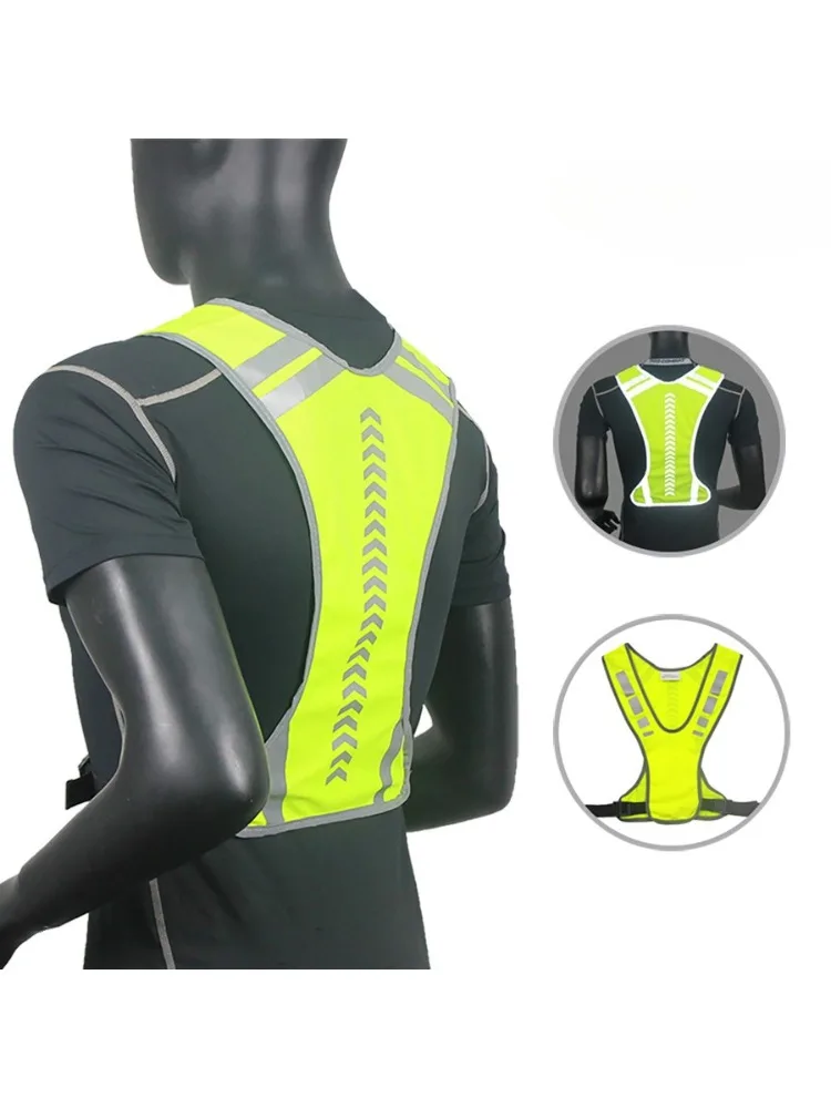 AliExpress High Visibility Safety Highlight Reflective Night Motorcycle Cycling Vest Traffic Coat Night Running Working Reflective-Cloth