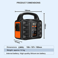 SBAOH Portable Power Station, 99Wh 100W/194Wh 200W Lithium Battery Backup with AC Outputs,Solar Generator for Travel and Camping