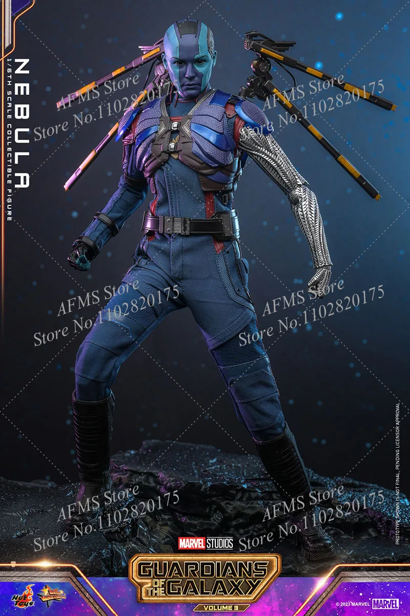 HOTTOYS MMS714 1/6 Scale Collectible Figure Nebula Guardians Of The Galaxy 12Inch Full Set Women Soldier Action Figure Model