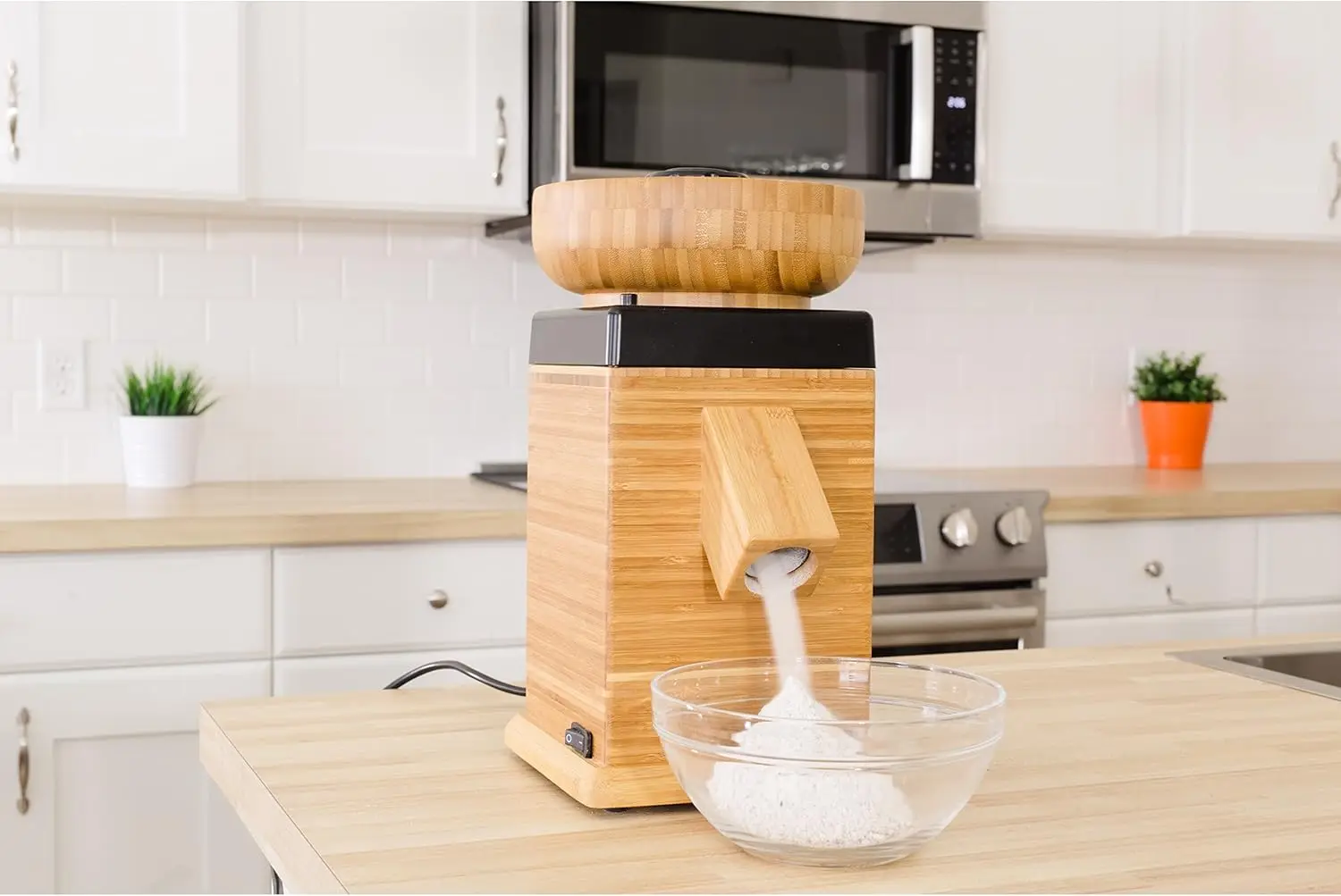 Harvest Electric Stone Grain Mill, 450 วัตต์ - สีดํา