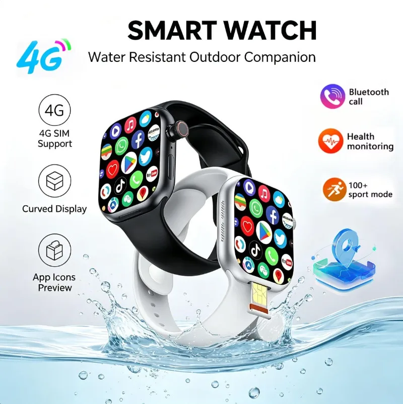 Men Women CD20 Sports Smart Watch Multifunctional SIM Independent Call Large Memory Outdoor Fitness Wristwatch
