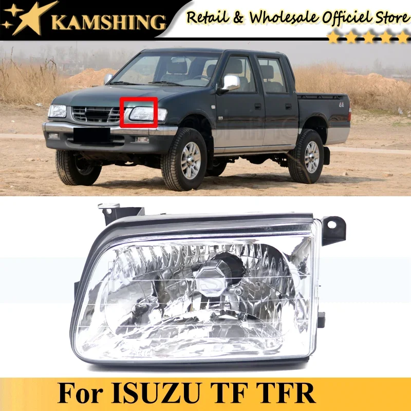 Kamshing For ISUZU TF TFR Pickup headlight Front bumper head light lamp head lamp light headlamp