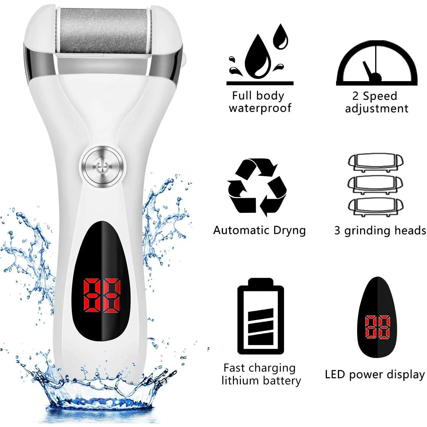 

High Quality Electric Callus Remover for Feet USB Charging Style Electric Callus Remover for Feet Callus Remover Electric