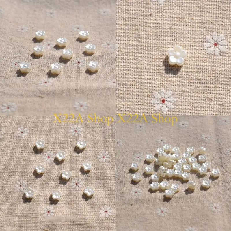 Unique Acrylic Flower Loose Bead Conch Pearl Spacer Beads DIY-Jewelry Making Department