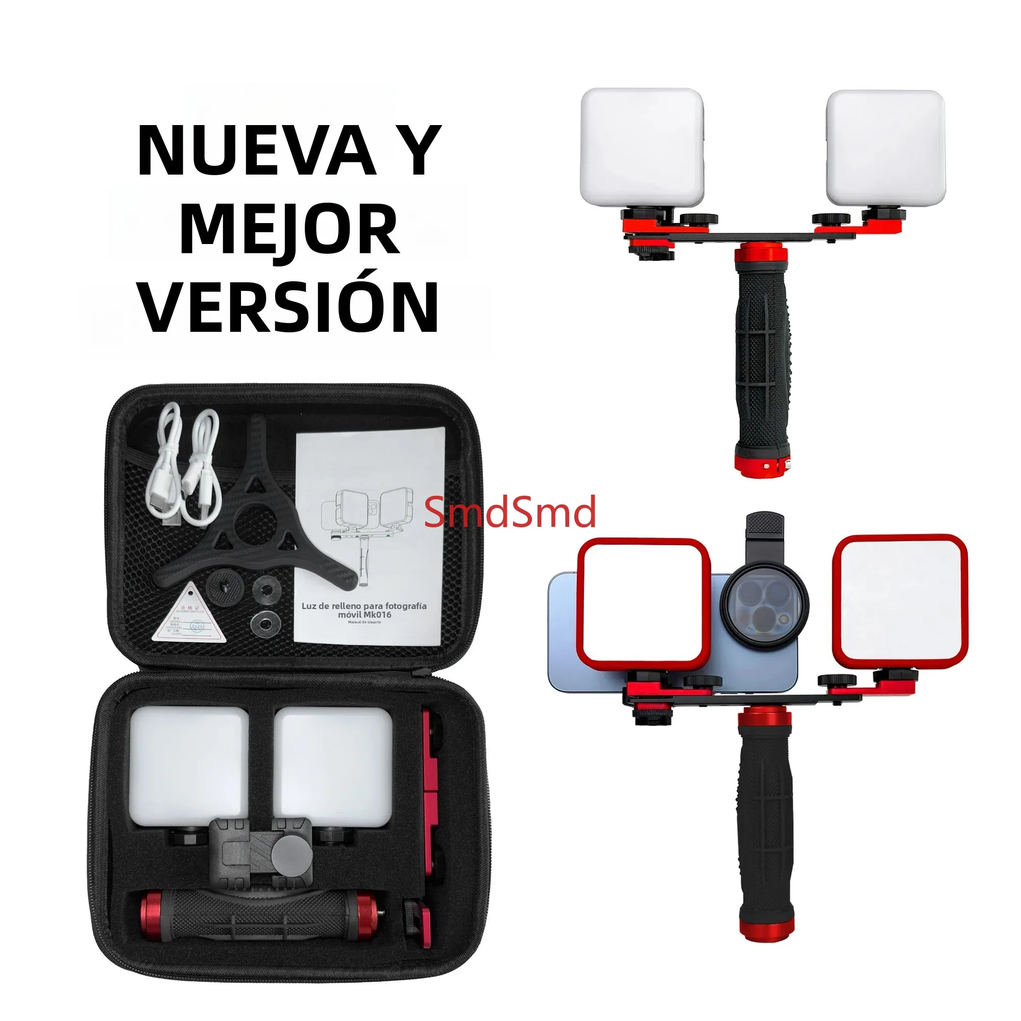 HERA MK-016 Phone Photography Light For Cellphone. LED For Photos And Videos. Polarized And Macro Photos For Smartphone