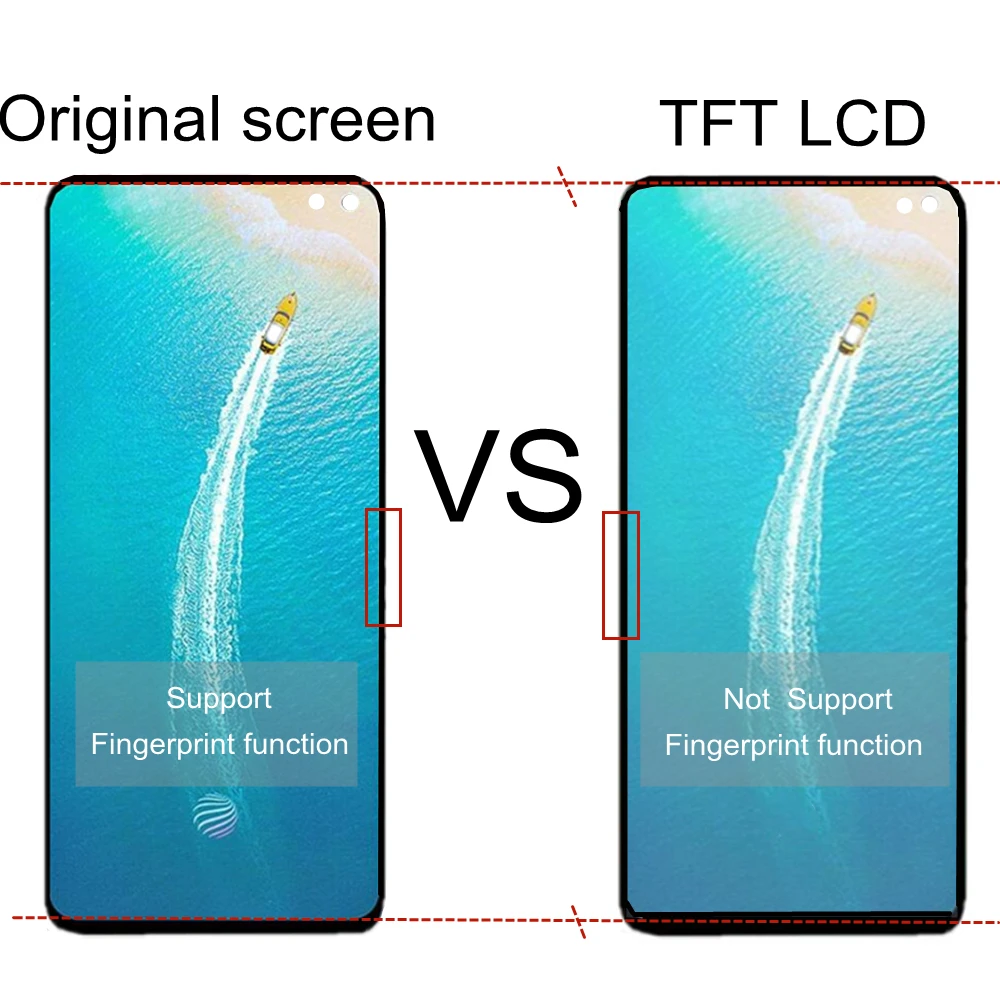 6.5  TFT LCD For OPPO K3 CPH1955 LCD Display Screen Touch Digitizer Assembly For Realme X RMX1901, RMX1903 LCD