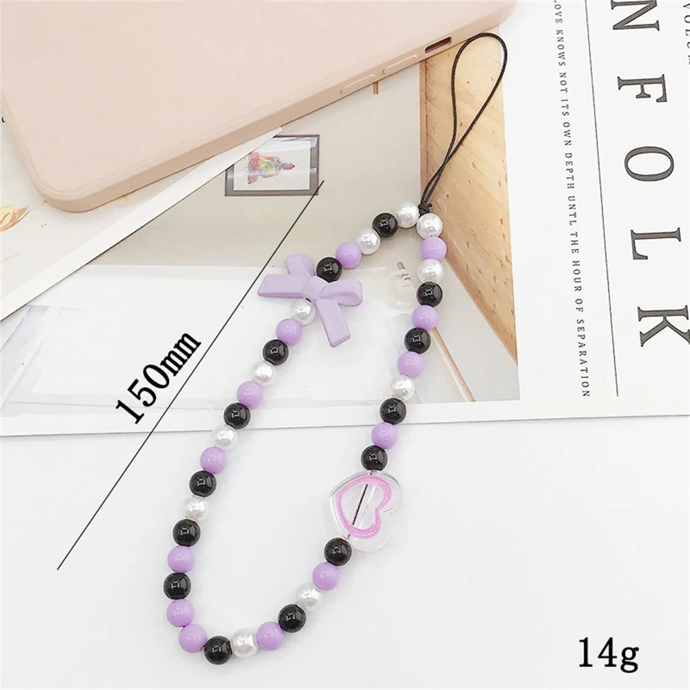 Anti-fall Durable Simple Ornament Practical Decorations Beaded Wear-resistant Fashion Delicate Mobile Phone Peripherals The New