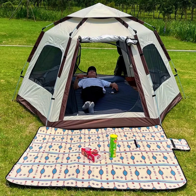 

Lightweight Folding Camping Tent Windbreaker Awning Sunshade Camping Tent Automatic Backpacking Tenda Ao Ar Livre Outdoor Gear