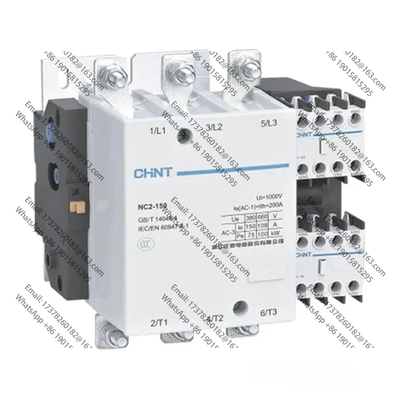 CHINT NC2-115 150 185 225 265 330 400 500 630A Contator de CA 220V 380V 115A 185A 225A 265A 330A 400A 500A 800A