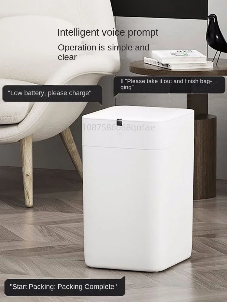 Automatic Packaging Smart Trash Can A1 Induction Household Large Living Room Kitchen Toilet Bin