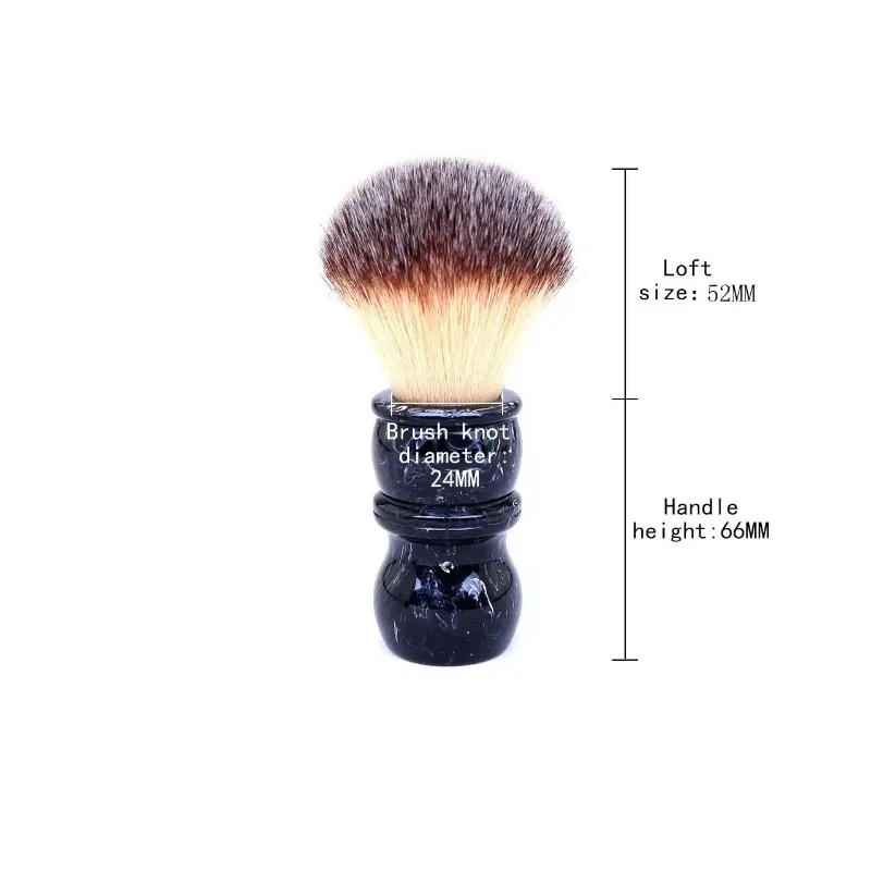 YAQI 24MM Resin Handle Shaving Brush For Mens Face Professional Beard Cleaning Shaving Brush Tool