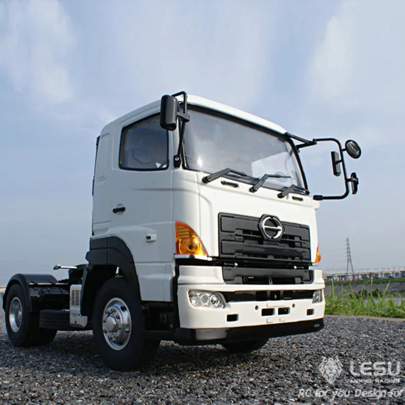 

Модель грузовика-трактора 1/14 RC LESU Hino700 4x2, Металлическое шасси, мотор 540, 2-скоростной редуктор